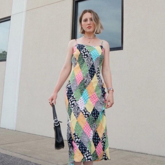 *Last Day* Rixo x Target Patchwork Slip Dress - Picture 6 of 10